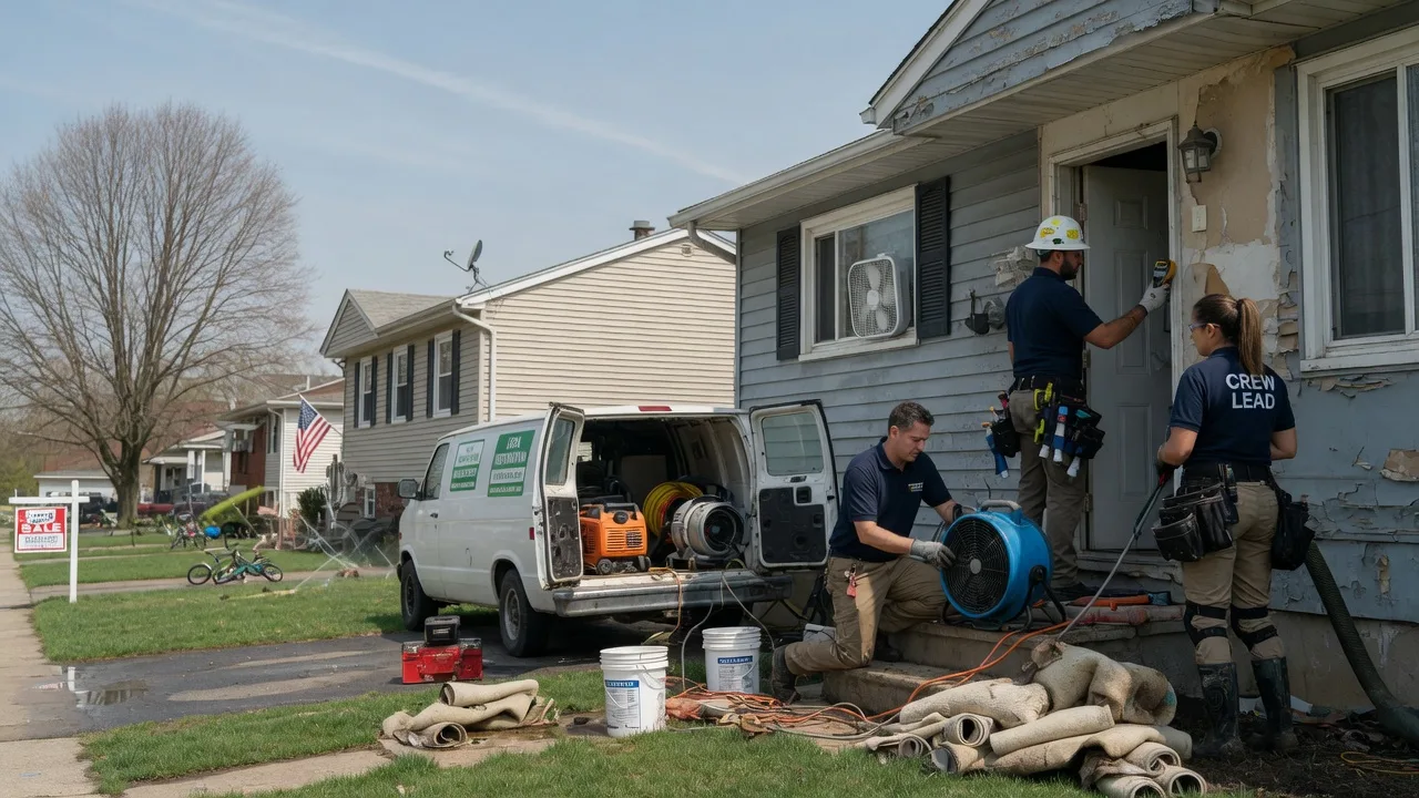 Flood Cleanup in Bentley, MI near me